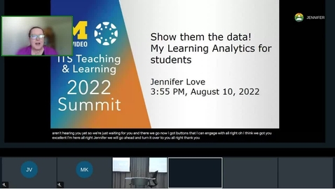 Thumbnail for Show them the data! My Learning Analytics for Students