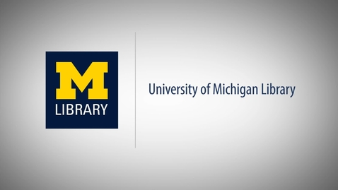 Thumbnail for Taubman Library Talks - MEDLINE search retrieval issues: A longitudinal query analysis of five vendor platforms - January 12, 2023
