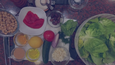 Thumbnail for entry Mediterranean Vegetable Lettuce Wraps