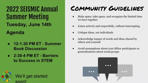 Thumbnail for 2022 SEISMIC Summer Meeting – Book Discussion: Teaching to Transgress