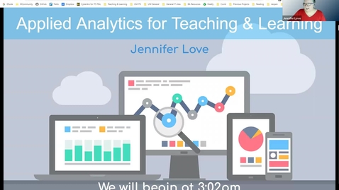 Thumbnail for entry Applied Learning Analytics for Teaching and Learning