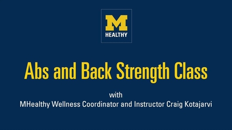 Thumbnail for Abs and Back