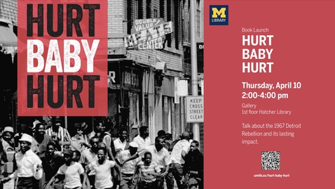 Thumbnail for Hurt Baby Hurt Book Launch