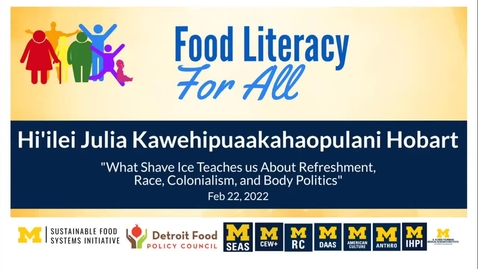 Thumbnail for What shave ice teaches us about refreshment, race, coloniasm and body politics.