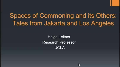 Thumbnail for Space of Commoning  and its Others