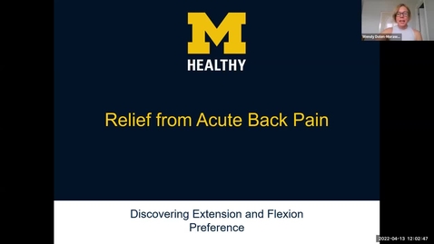 Thumbnail for Back Care: Finding Quick Relief from Acute Back Pain
