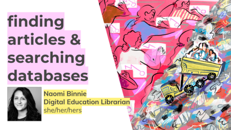 Thumbnail for Finding Articles &amp; Searching Databases at U-M Library