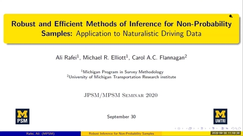 Thumbnail for Ali Rafei - Seminar Series - September 30, 2020