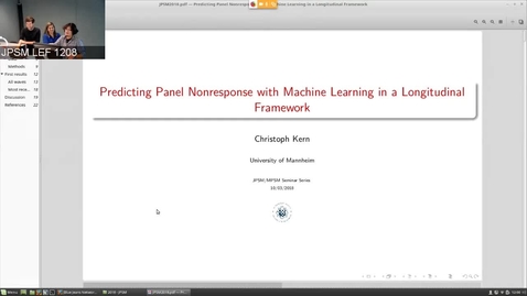 Thumbnail for JPSM/MPSM Seminar Series - Christoph Kern - October 3rd 2018