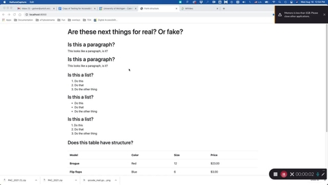 Thumbnail for Inspect: view markup is semantic