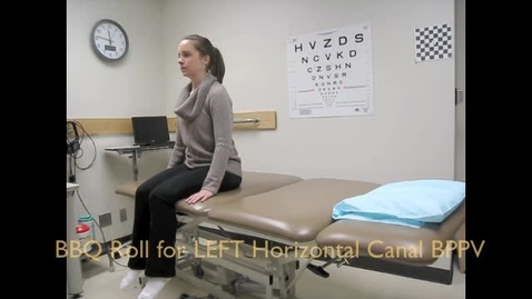 Thumbnail for BBQ Roll for Left Horizontal Canal BPPV