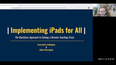 Thumbnail for entry Implementing iPads for All: The MacGyver Approach to Solving a Remote Teaching Crisis