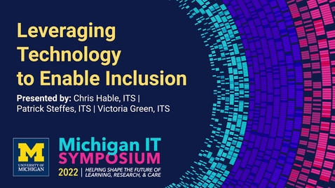 Thumbnail for  Leveraging Technology to Enable Inclusion