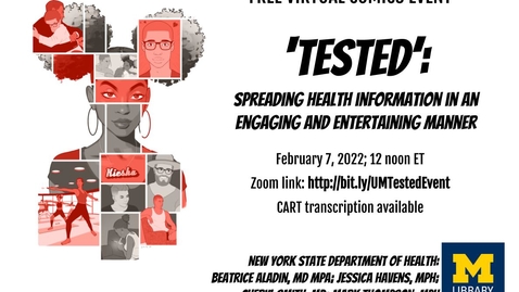 Thumbnail for 'TESTED': Spreading Health Information in an Engaging and Entertaining Manner