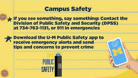 Thumbnail for entry Campus Safety and Security