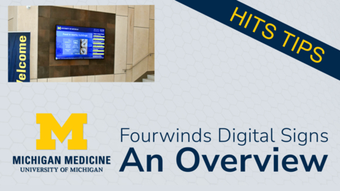 Thumbnail for 01. An Overview of Fourwinds Digital Signs
