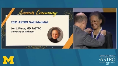 Thumbnail for Lori Pierce ASTRO 2021 Gold Medal Acceptance