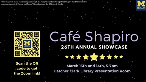 Thumbnail for entry Cafe Shapiro Night 1