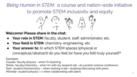 Thumbnail for 2022 SEISMIC Summer Meeting – Being Human in STEM