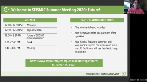 Thumbnail for 2020 Summer Meeting – Question &amp; Answer