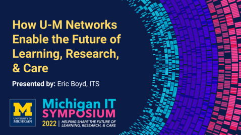 Thumbnail for How U-M Networks Enable the Future of Learning, Research, &amp; Care
