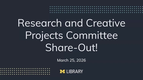 Thumbnail for RCPC Share Out - March 25, 2026