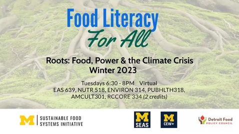 Thumbnail for Welcome! Roots: Food, Power &amp; the Climate Crisis