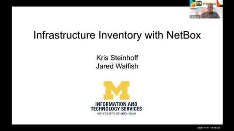 Thumbnail for entry Infrastructure Inventory with NetBox - 2020 Michigan IT Symposium Breakout Session