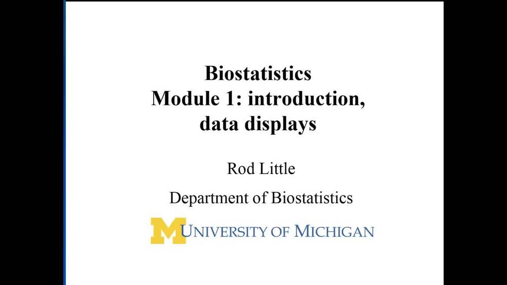 Global StatCore: Introduction to Biostatistics