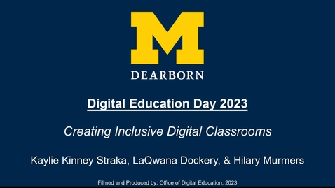 Thumbnail for Creating Inclusive Digital Classrooms