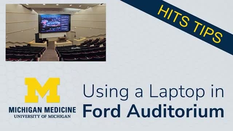 Thumbnail for 02. Using a Laptop in Ford Auditorium