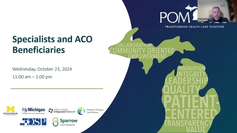Thumbnail for Specialists &amp; ACOs