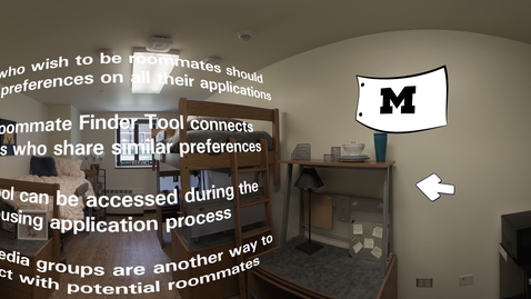 Thumbnail for entry 360° Tour of the University of Michigan: Residences