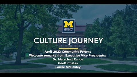 Thumbnail for entry Culture Journey Forum Remarks - 2023