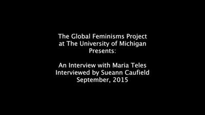 Interview with Maria Amélia de Almeida Teles