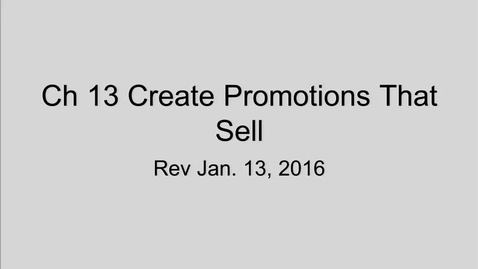 Thumbnail for 18. Ch 13 Promotions.mp4