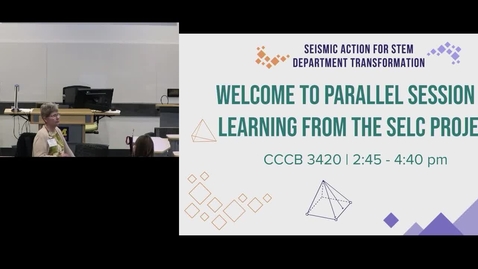Thumbnail for SEISMIC Action 2024 Faculty SELC Experiences (1/2)