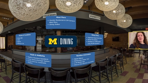 Thumbnail for entry 360° Tour of the University of Michigan: Dining