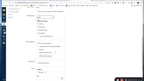 Thumbnail for Setting Up Group Assignments