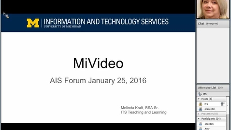Thumbnail for MiVideo: A Totally Cool Produt - AIS Forum Jan 25, 2016