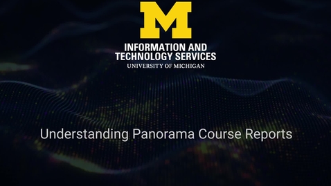 Thumbnail for Understanding Panorama Course Reports in Canvas