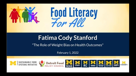 Thumbnail for The Role of Weight Bias on Health Outcomes