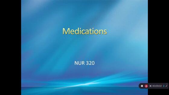 Cardiovascular Medications