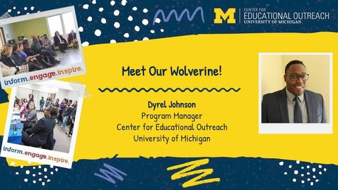 Thumbnail for Dyrel Johnson.mpeg