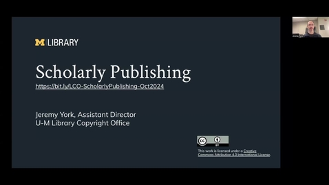 Thumbnail for Scholarly Publishing
