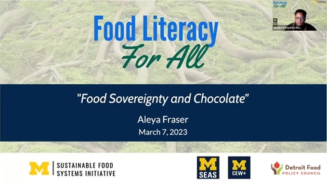 Thumbnail for entry Food Sovereignty and Chocolate