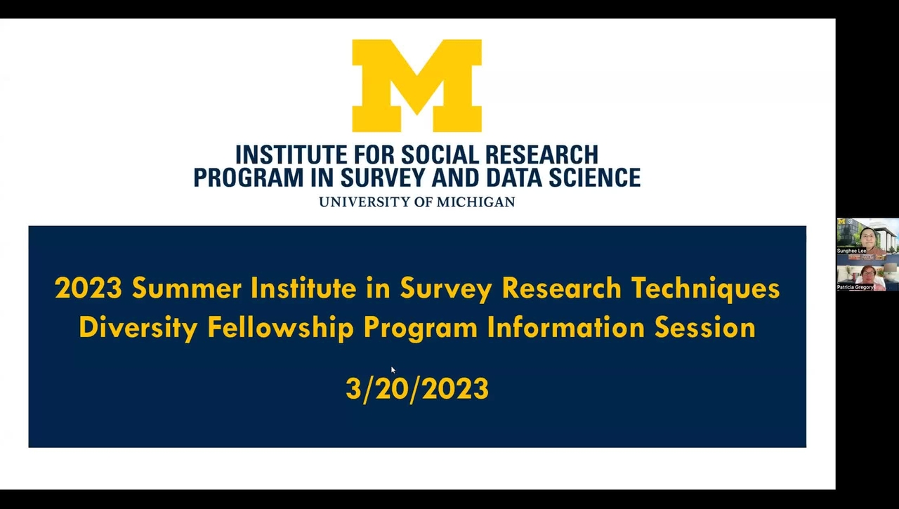 SI DEI Fellowship Program Webinar - March 20, 2023