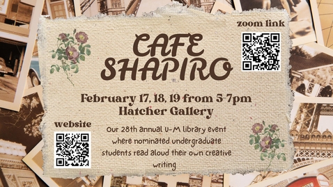 Thumbnail for Café Shapiro 2025: Night 2