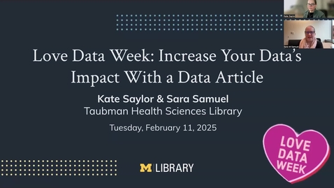 Thumbnail for Love Data Week: Increase Your Data’s Impact With a Data Article