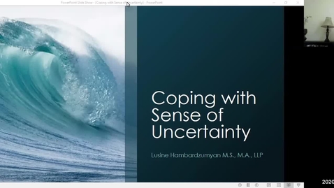 Thumbnail for entry Coping with Sense of Uncertainty
